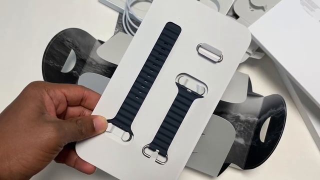 Apple Watch ULTRA ASMR unboxing with blue ocean band смотреть онлайн