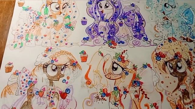 Мои рисунки пони №7🦄💖 смотреть онлайн