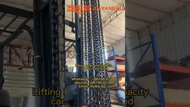 JIN YANG HU 30 Ton Manual chain block hoist for mining assemble big manual chain hoist factory смотреть онлайн