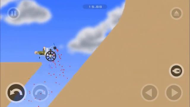 Happy Wheels IOS Wheelchair Guy Level 3 смотреть онлайн