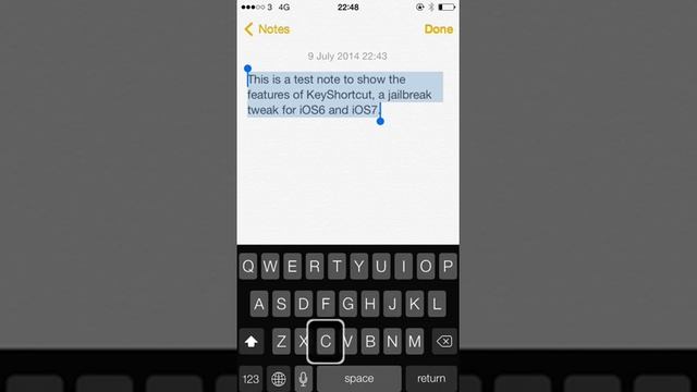 KeyShortcut tweak with VoiceOver смотреть онлайн