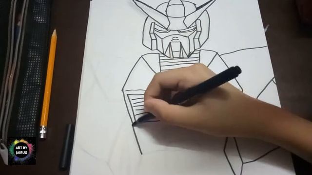 Drawing RX-78-2 Gundam | Gundam Rising | Mobile Suit Gundam | Anime смотреть онлайн