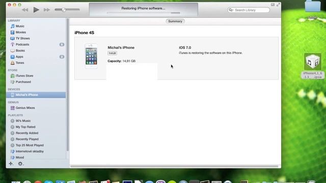How to downgrade from iOS 7 to iOS 6 on iPhone 4S without DFU смотреть онлайн