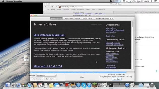 Minecraft How to Get A Cape 1.7.2! смотреть онлайн