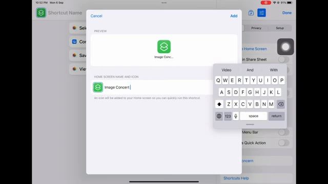 How to use iOS shortcuts app create image converter смотреть онлайн