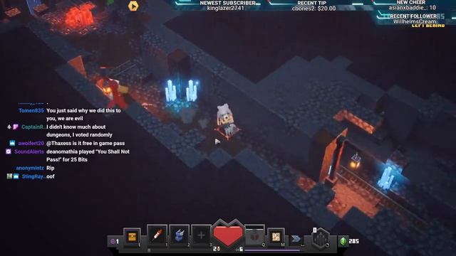 Taking Names In Minecraft Dungeons! 5/27/20 First Solo Play Through смотреть онлайн