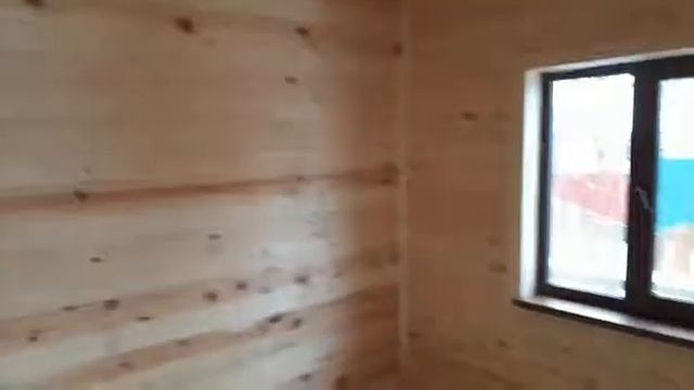 Обход дома из профилированного бруса смотреть онлайн