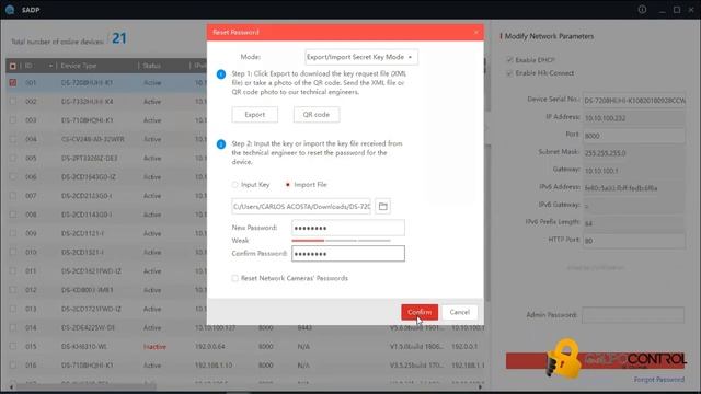 Sadp Tool reset password y p2p смотреть онлайн