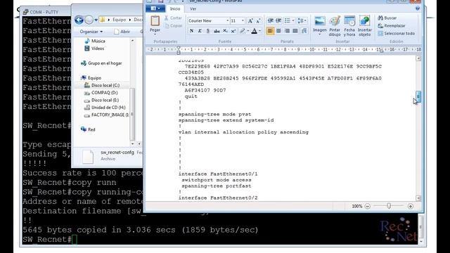 16 Cisco IOS Copiar, Almacenar y Eliminar смотреть онлайн