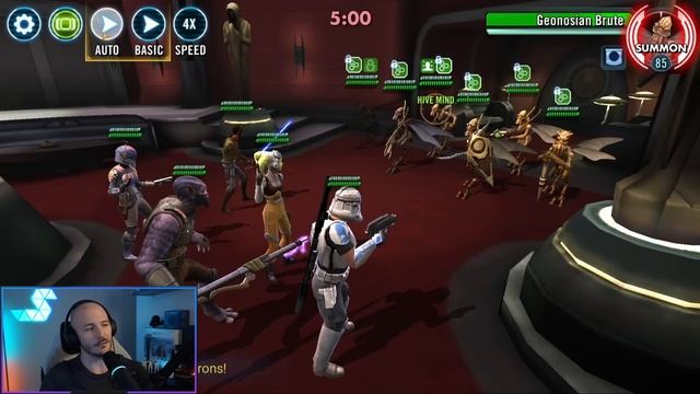Queen Amidala Conquest Sector 4 - Smashing ALL Feats (and 120+ Stealth in 1 battle on Auto!) смотреть онлайн