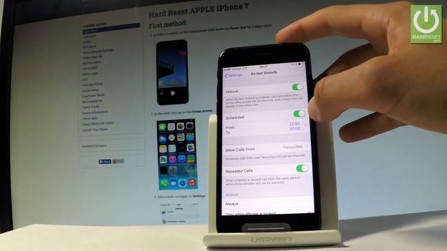 APPLE iPhone 7 DO NOT DISTURB MODE / DND Settings in iOS смотреть онлайн
