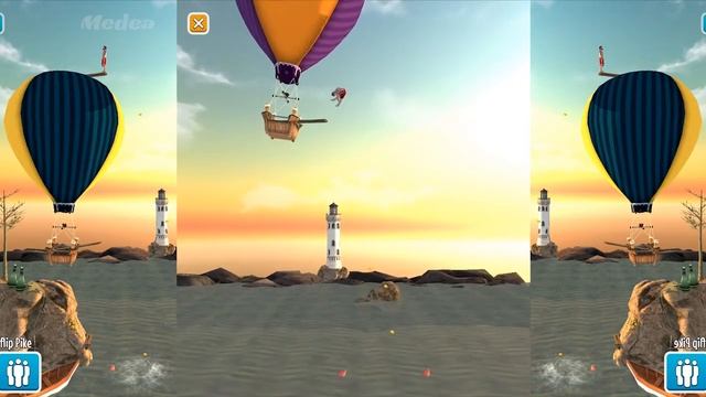 Flip Diving Hot air balloon The Diver - by Miniclip | Gameplay (iOS/Android) смотреть онлайн
