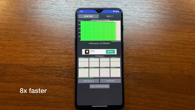OnePlus 6T 8/128GB CPU Throttling Test (OxygenOS 10.3.2)
