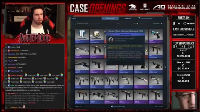 PhantomL0rd OPENS 4x500 EMS KATOWICE 2014 STICKER CAPSULES смотреть онлайн