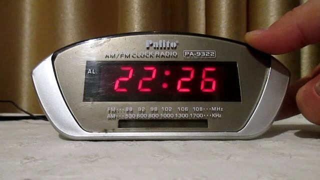 Radio clock Palito PA9322 смотреть онлайн