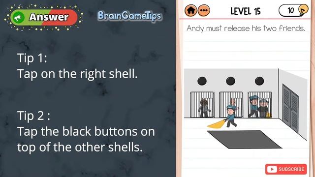Brain Test 2 Prison Escape Level 15 Walkthrough смотреть онлайн