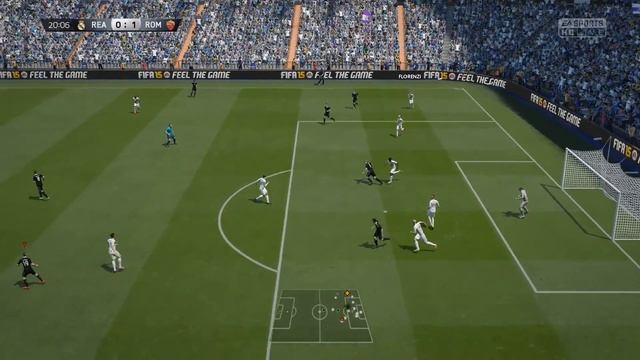 FIFA 15. Кубок Чемпионов. Реал Мадрид - Рома. 1-й тайм. смотреть онлайн
