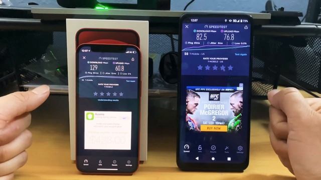 iPhone 12 mini Vs TMobile Revvl 5g (SpeedTest) смотреть онлайн