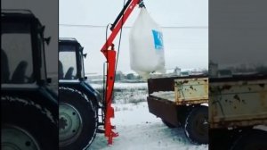 Навесной манипулятор на трактор МГН