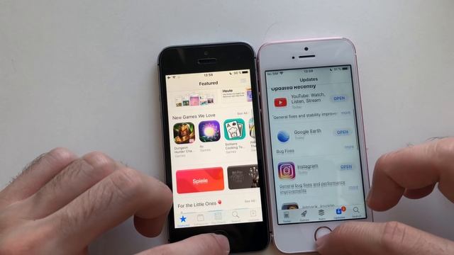 iPhone SE! iOS 11.4 Beta 3 vs 10.3.3 ! смотреть онлайн