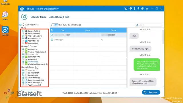FoneLab - Recover Lost or Deleted Data from iPhone, iTunes & iCloud Backup смотреть онлайн