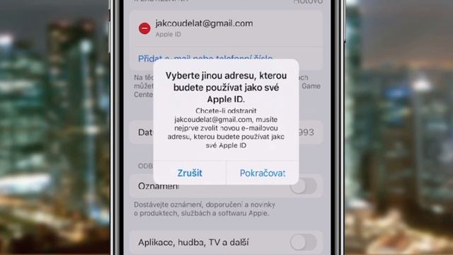 Jak ZMĚNIT EMAIL pro Apple ID | Návod | iPhone / MOBIL смотреть онлайн