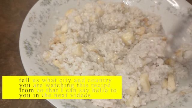 Sweet Apple Cinnamon Rice Porridge | A Heartwarming Comfort Dessert смотреть онлайн