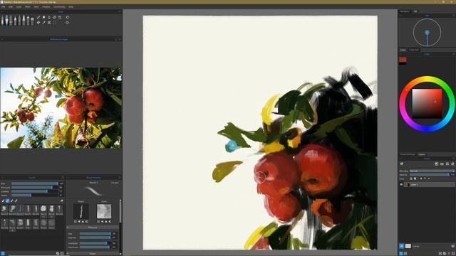 Digital Painting Software Compared Artrage vs Procreate vs Rebelle 3 смотреть онлайн