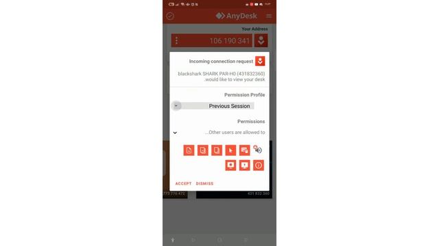 2/2 AnyDesk - Accept remote control settings/يقبل إعدادات التحكم عن بعد смотреть онлайн