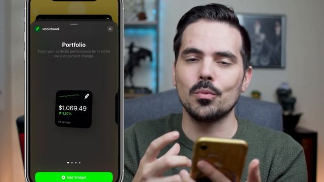iOS App Widgets - Investing Widget - Robinhood and More смотреть онлайн