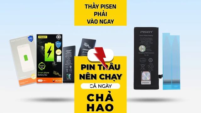 Chỗ thay pin iPhone | PisenVietnam смотреть онлайн