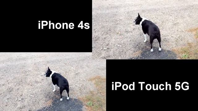 iPhone 4s vs. iPod Touch 5G Camera Comparison Side by Side смотреть онлайн