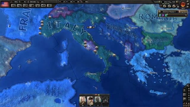 Hearts of Iron 4, 'Merica, First time play through #6 смотреть онлайн