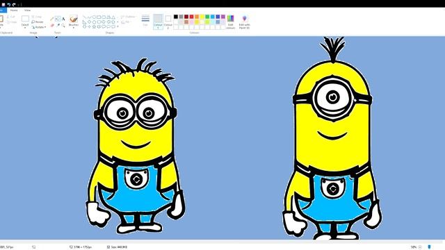 Coloring Minions for Kids. How to paint minions for Kids смотреть онлайн