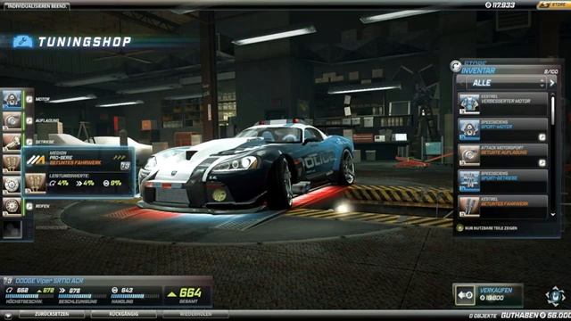 Need for Speed World: Viper Elite SRT-10 ACR Ultra Tuning смотреть онлайн