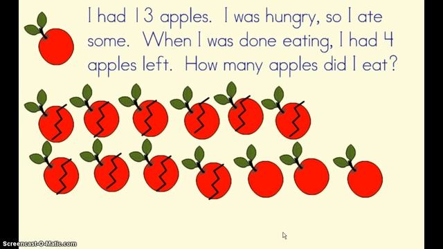 Subtraction Story Problem смотреть онлайн