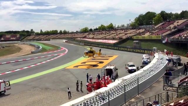 Espectacular Accidente de Luis Salom смотреть онлайн