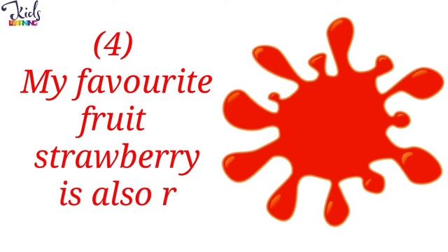 5 Easy Lines On Red colour For KG Classes| Essay On Red Colour| Red Colour Speech #RedColourLines смотреть онлайн