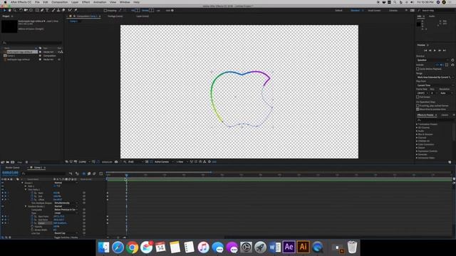 Apple logo animation | After Effects Tutorial смотреть онлайн