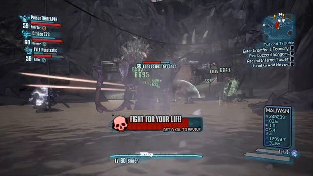 Borderlands 2 UVHM WHITES ONLY!!! Episode #36 SAWTOOTH CAULDRON PT 1 смотреть онлайн