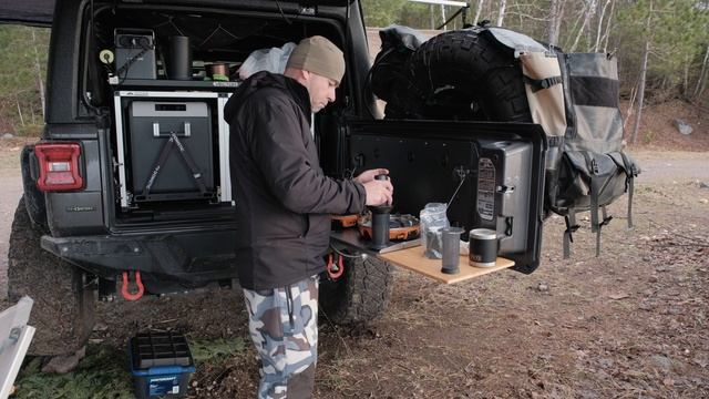 Nature Overland Camping With My Jeep (Asmr Nature Sound Relaxing)