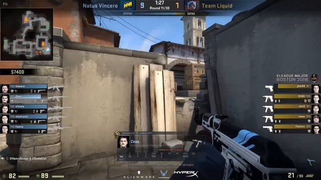 ELEAGUE Boston 2018 CS:GO | Prelim Winners Group Match 8 | Natus Vincere vs Team Liquid смотреть онлайн