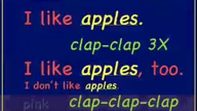 EN chant video 5 4 I like apples смотреть онлайн