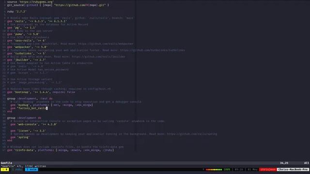 Ruby on Rails | Building a Blog with RSpec Testing - Tutorial 2 - Installing Gems смотреть онлайн