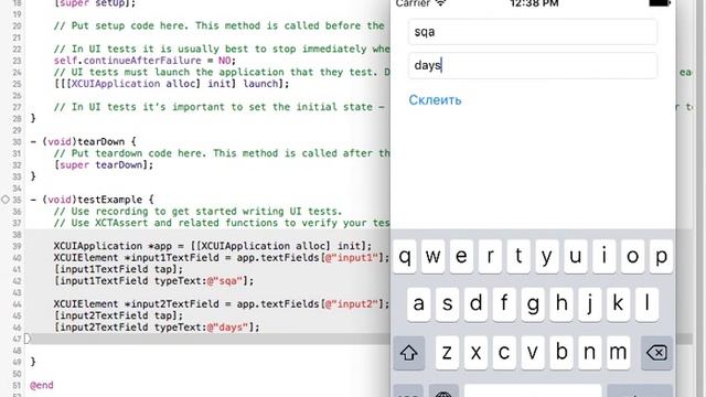 iOS UI Testing recording смотреть онлайн