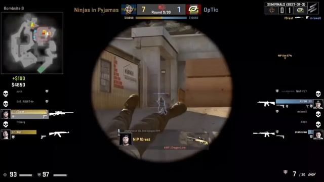 NiP vs OpTic [Map 2 BO3] ELEAGUE Season 1 смотреть онлайн