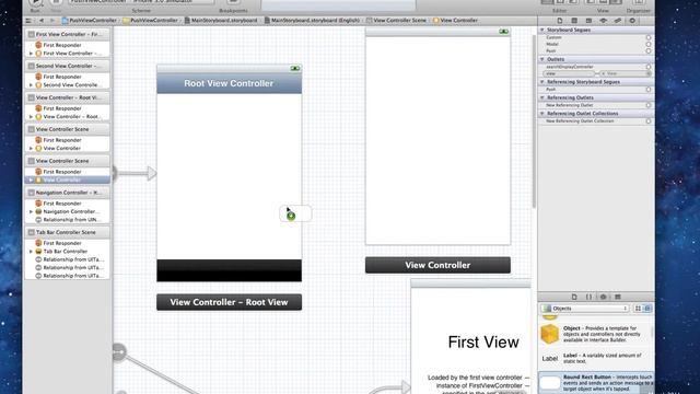 Xcode 4.2.1 iPhone SDK Tutorial - Tab Bar with UINavigation Controller HD смотреть онлайн
