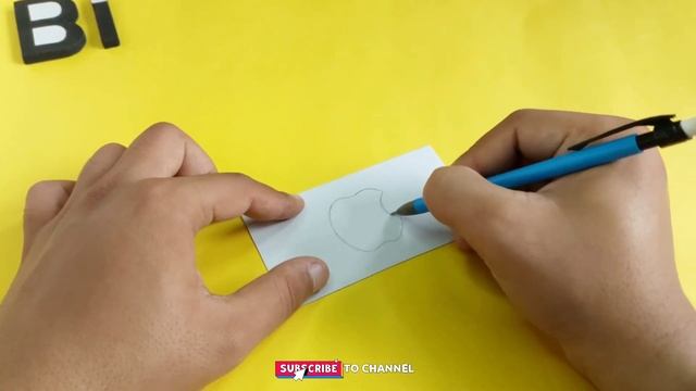 How to Draw a Apple Logo | Which Paper Use? смотреть онлайн