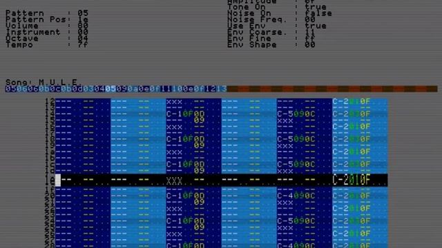 M.U.L.E. - microTracker demo - microM8 Apple II emulator смотреть онлайн