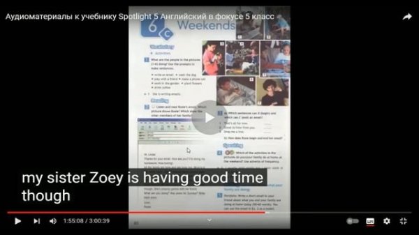 Spotlight 5, mod.6c Weekends, упр.2, стр.80